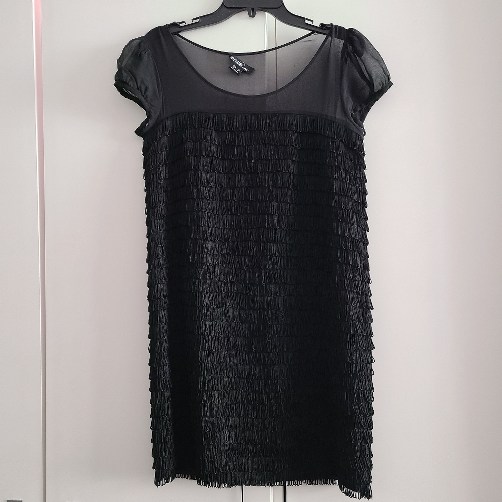 Vintage Flapper Style Kenzie Stretch Cocktail Shift Dress